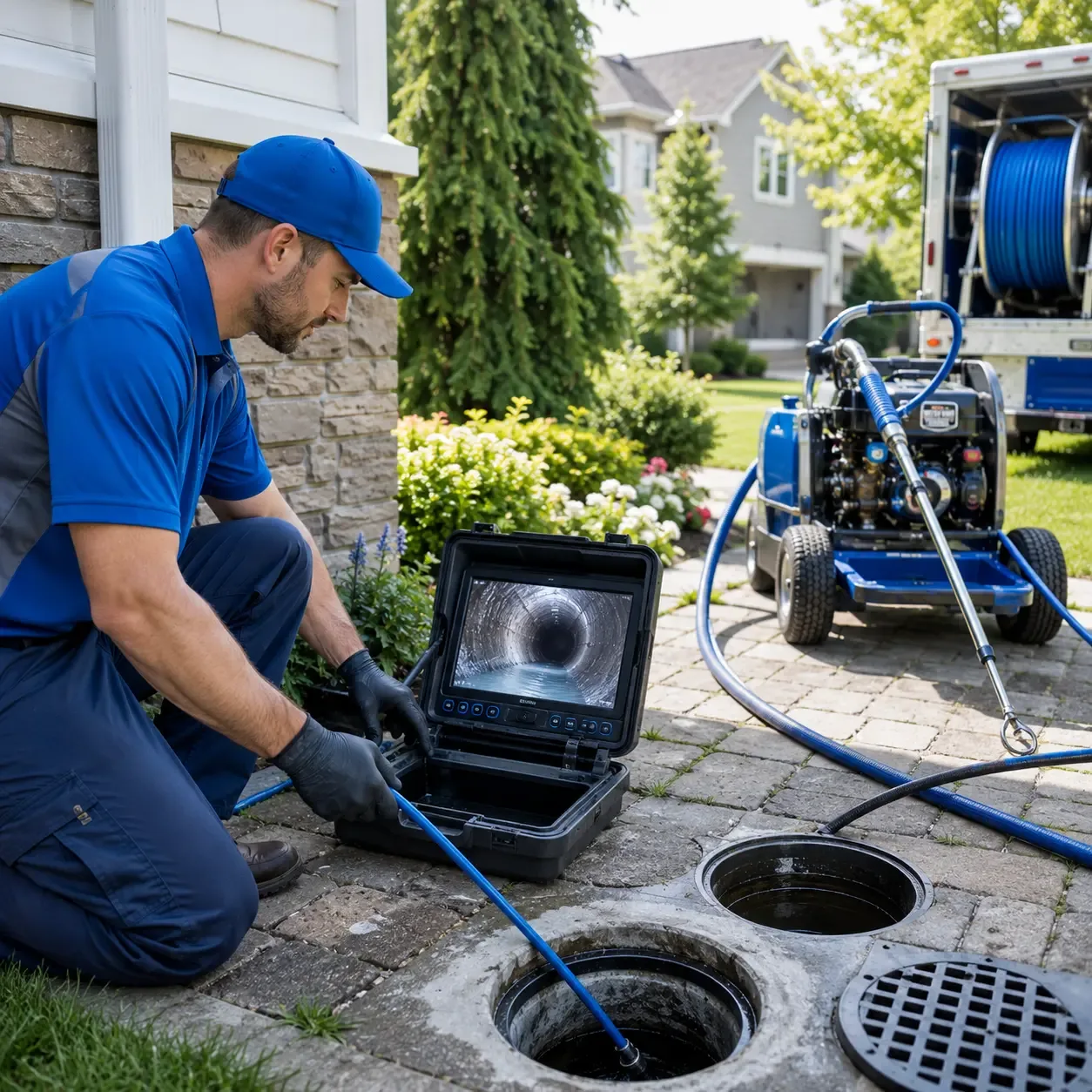 Outdoor drain cleaning professionals serving Seaford, NY